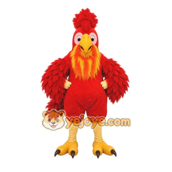 Red Rooster Mascot Costume Red Rooster Mascot Costume