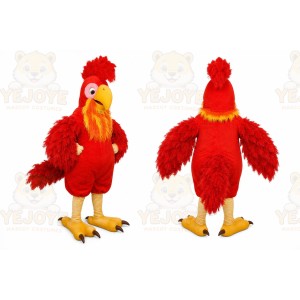 Red Rooster Mascot Costume