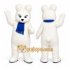 White Rabbit Mascot Costume White Rabbit Mascot Costume
