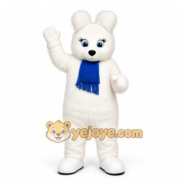 White Rabbit Mascot Costume White Rabbit Mascot Costume