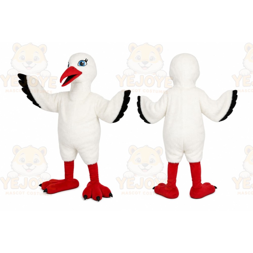 White Bird Mascot Costume