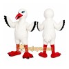 White Bird Mascot Costume White Bird Mascot Costume