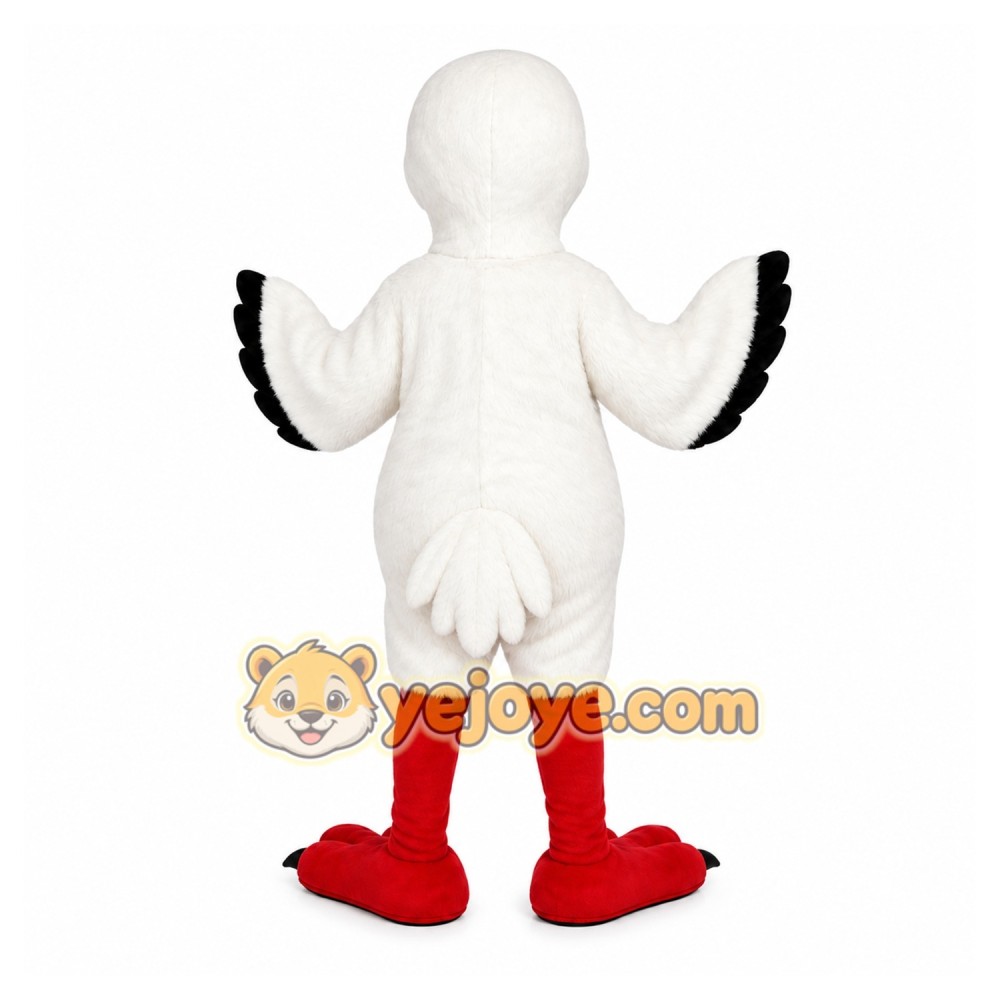 White Bird Mascot Costume White Bird Mascot Costume