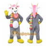 Gray Goat Mascot Costume Gray Goat Mascot Costume