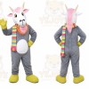 Gray Sheep Mascot Costume