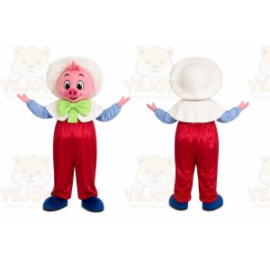 Pink Pig Mascot Costume