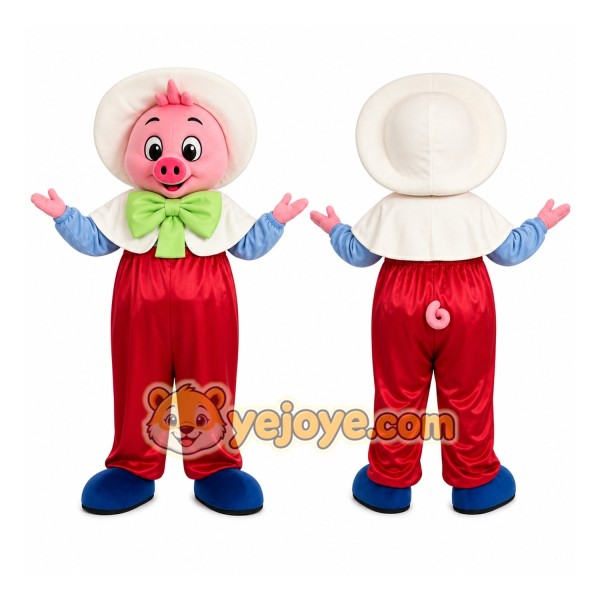 Pink Pig Mascot Costume