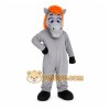 Gray Horse Mascot Costume