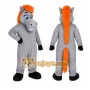 Gray Horse Mascot Costume