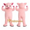Pink Pig Mascot Costume Pink Pig Mascot Costume