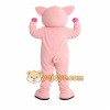 Pink Pig Mascot Costume Pink Pig Mascot Costume