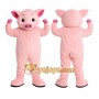 Pink Pig Mascot Costume