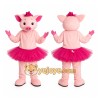 Pig Ballerina Mascot Costume