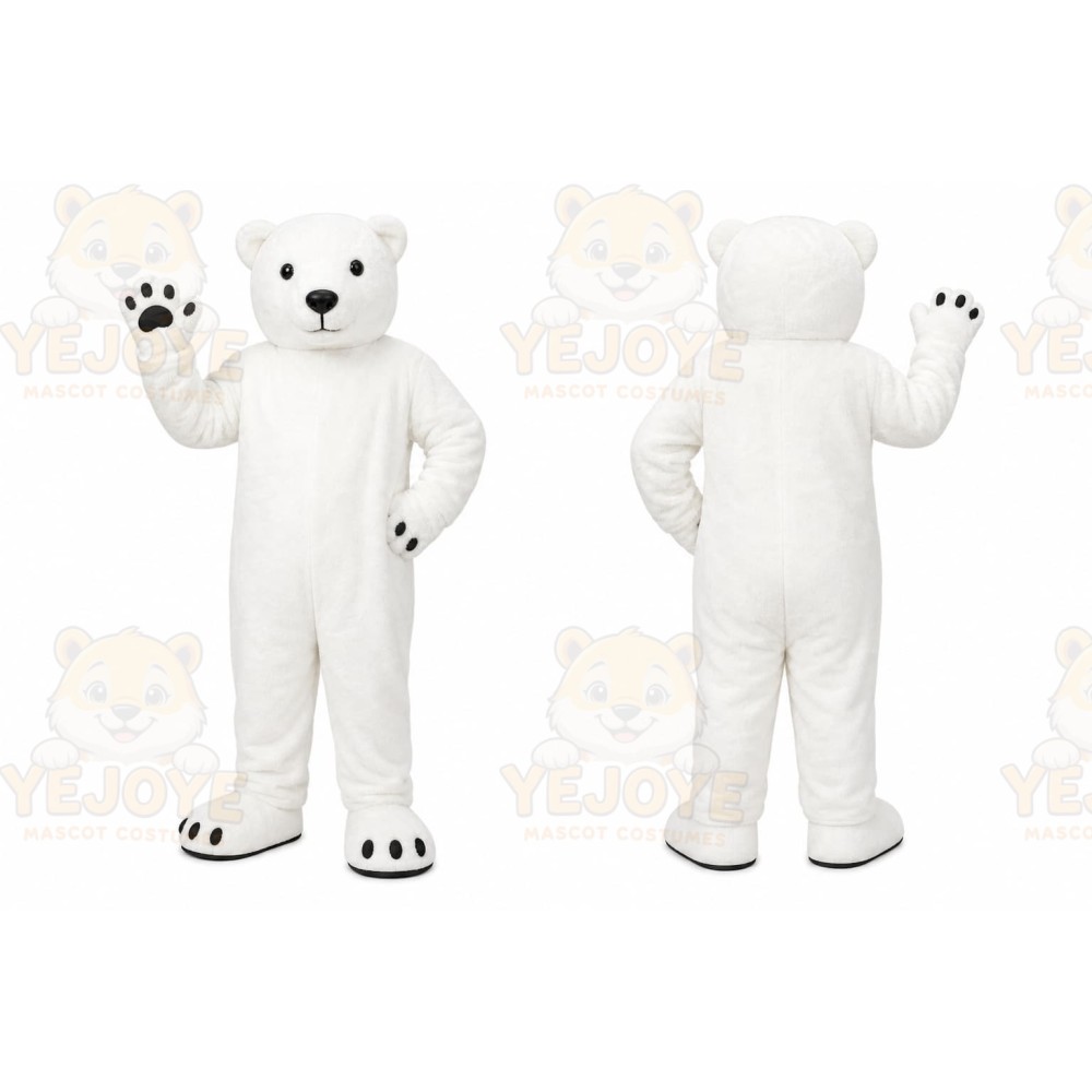 White Bear Mascot Costume