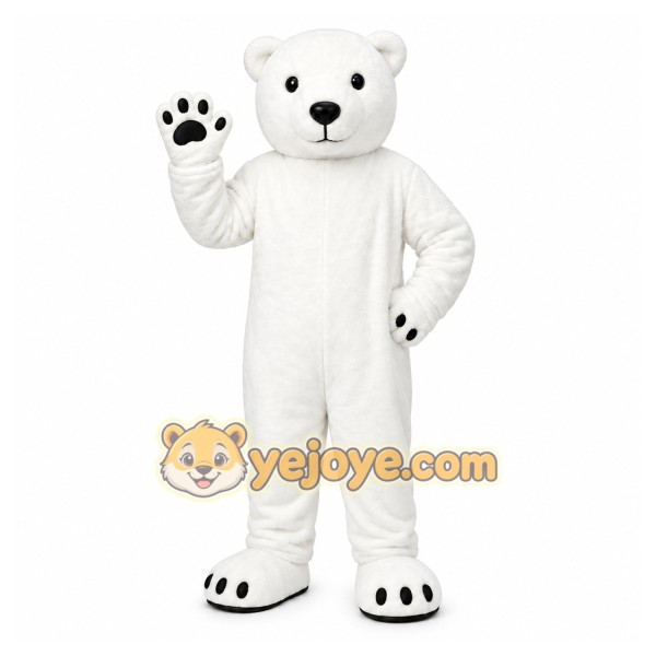 White Bear Mascot Costume