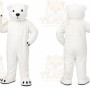 White Bear Mascot Costume
