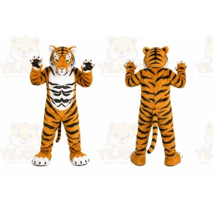 Orange Tiger Mascot Costume