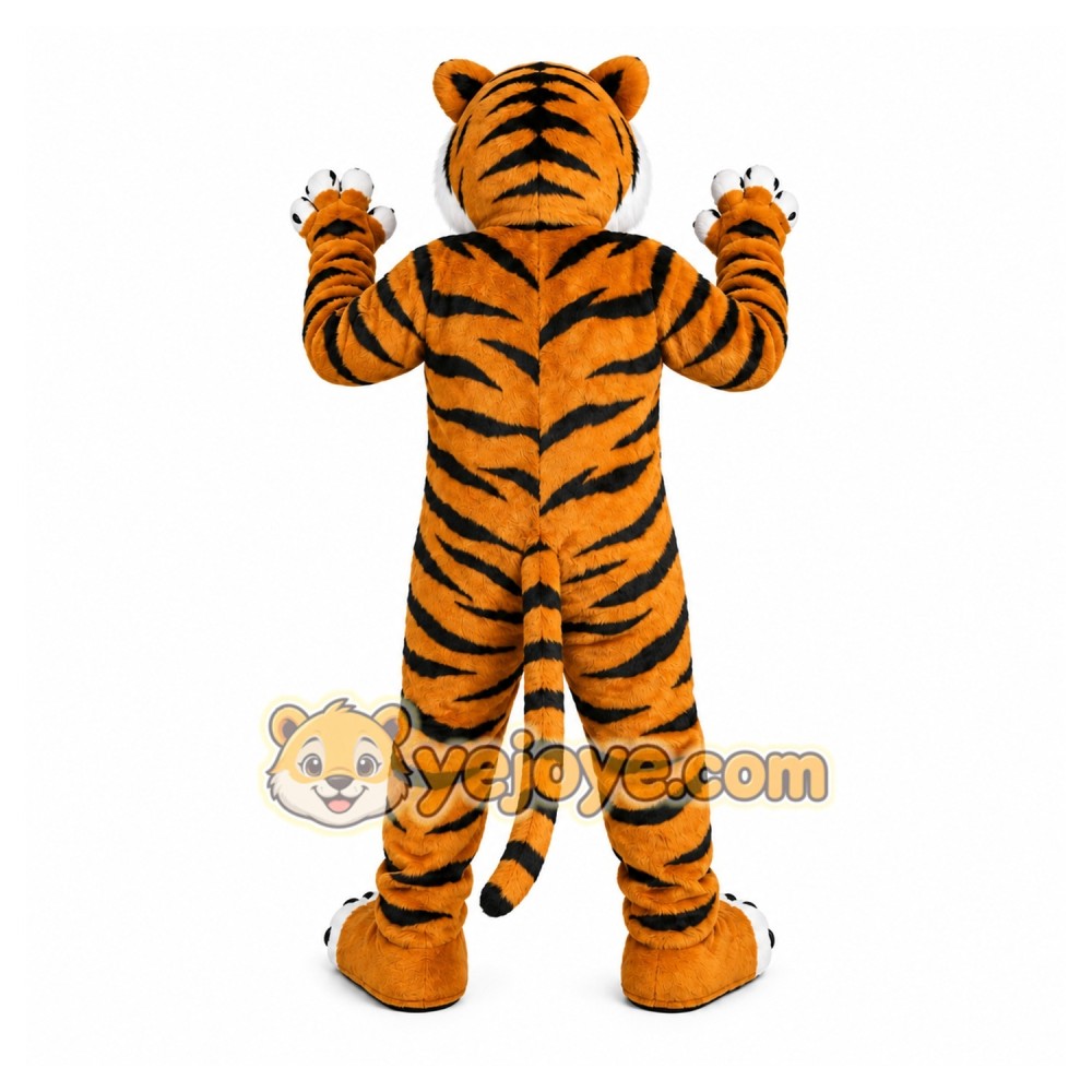Orange Tiger Mascot Costume Orange Tiger Mascot Costume