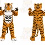 Orange Tiger Mascot Costume