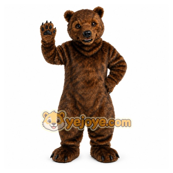 Brown Bear Mascot Costume