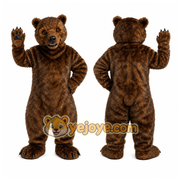 Brown Bear Mascot Costume