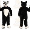 Black Husky Dog Mascot Costume