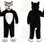 Black Husky Dog Mascot Costume