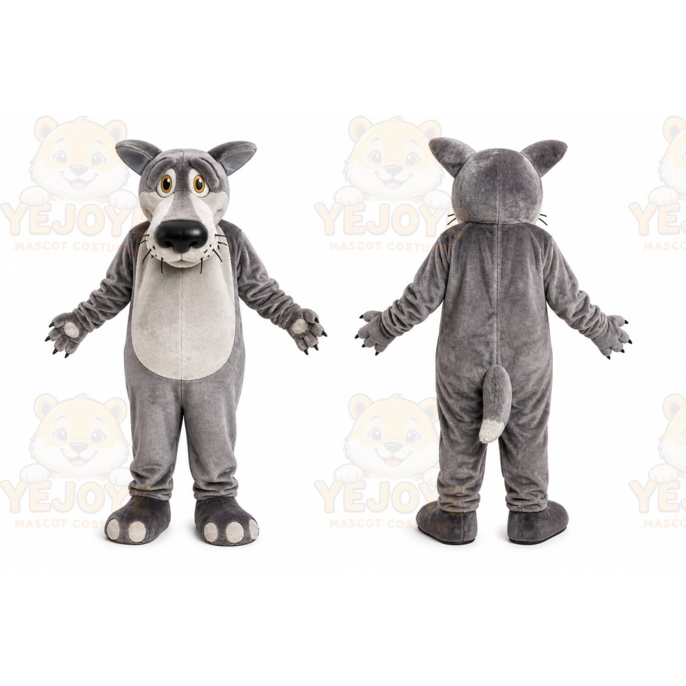 Gray Raccoon Mascot Costume