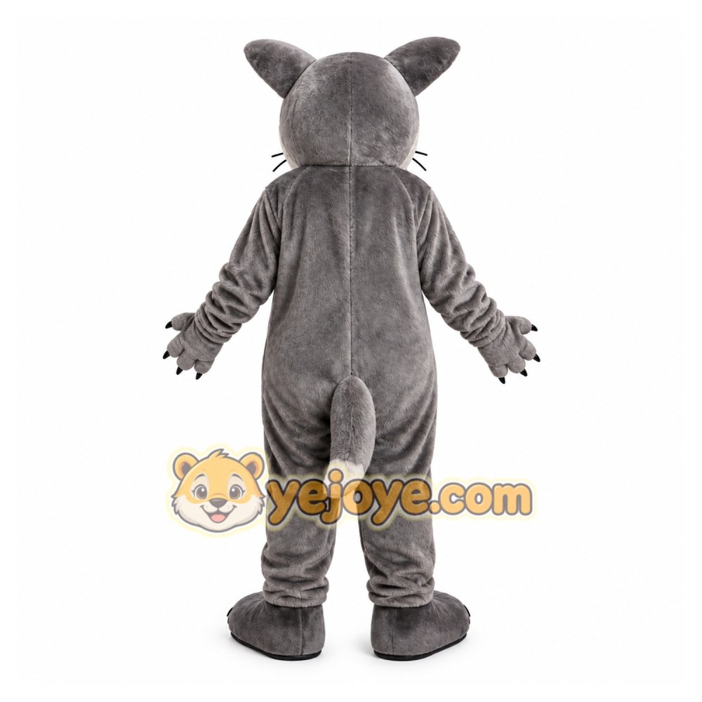 Gray Raccoon Mascot Costume