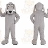 Gray Dog Mascot Costume