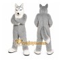 Gray Wolf Mascot Costume