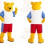 Yellow Bear Sports Mascot Costume