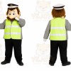 Traffic Worker Mascot Costume