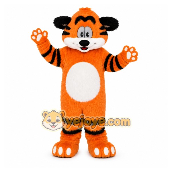 Orange Tiger Mascot Costume Orange Tiger Mascot Costume