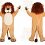Tan Lion Mascot Costume
