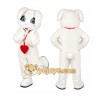 White Rabbit Mascot Costume