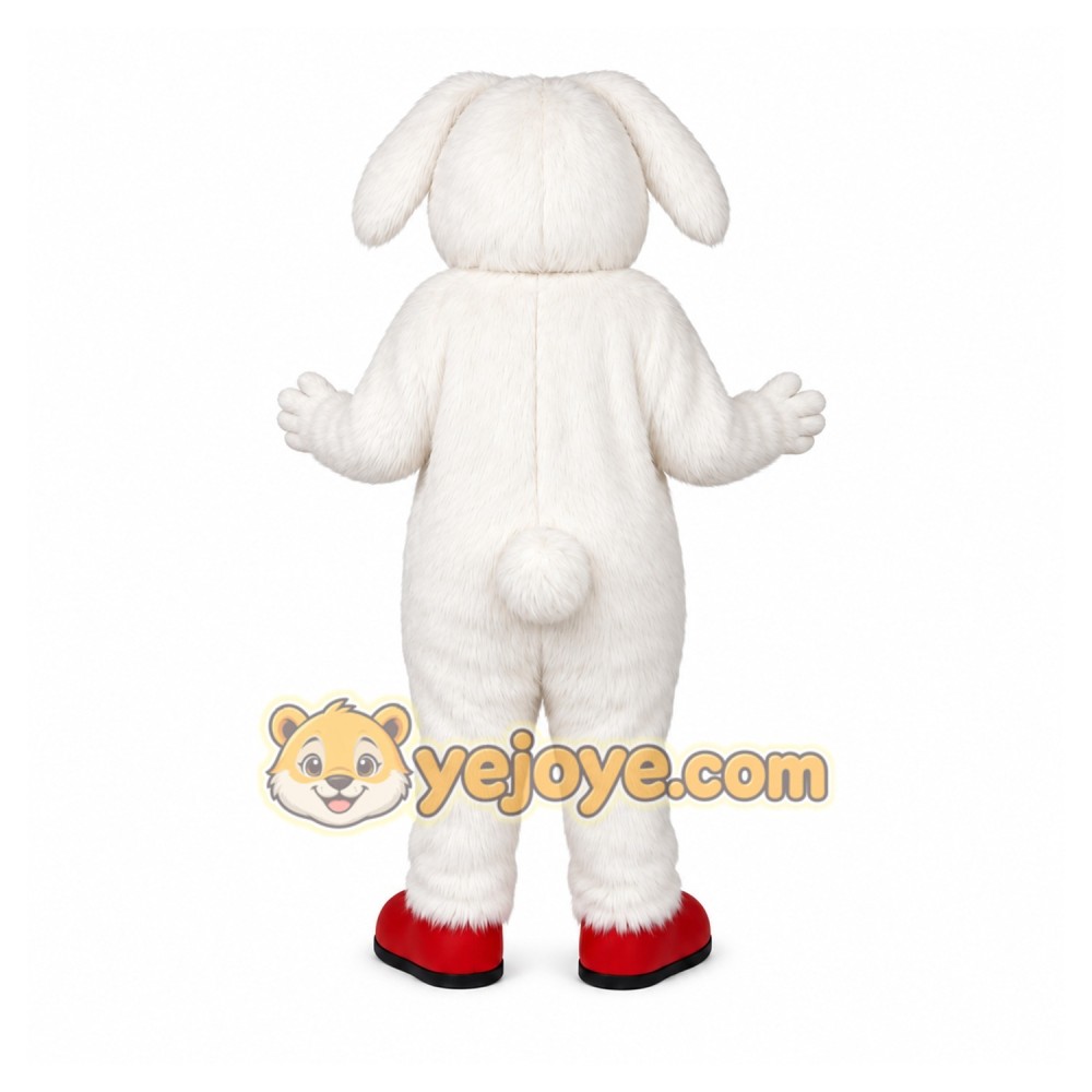White Sheep Heart Mascot Costume White Sheep Heart Mascot Costume