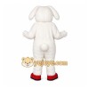 White Sheep Heart Mascot Costume White Sheep Heart Mascot Costume