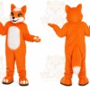 Orange Fox Mascot Costume
