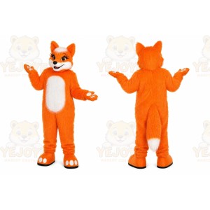 Orange Fox Mascot Costume