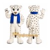 White Leopard Mascot Costume White Leopard Mascot Costume
