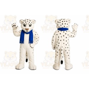 White Leopard Mascot Costume