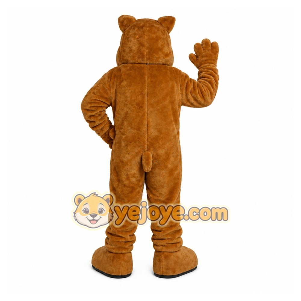 Tan Bulldog Mascot Costume Tan Bulldog Mascot Costume