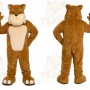 Tan Bulldog Mascot Costume