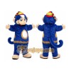 Blue Monkey Mascot Costume Blue Monkey Mascot Costume
