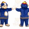 Blue Monkey Mascot Costume