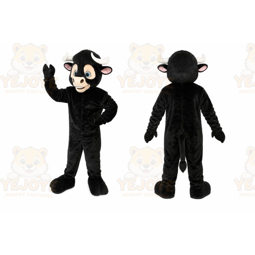 Black Buffalo Mascot Costume