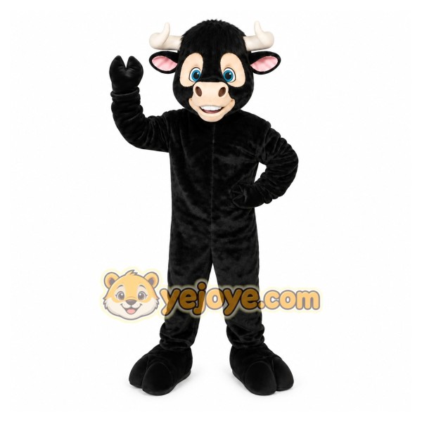 Black Buffalo Mascot Costume