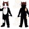 Black White Cow Mascot Costume