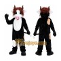 Black White Cow Mascot Costume